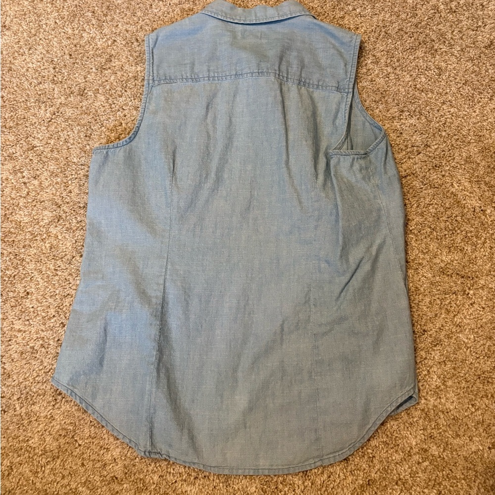 J. Crew Light Blue Shirt - Picture 2 of 3